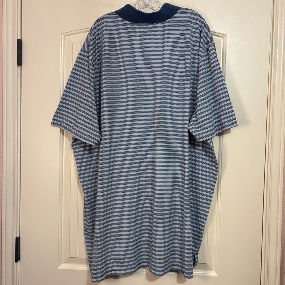 The Foundry Supply Co. Bundle Mens 4XL Button Down Polo Shirt Short Sleeve Blue‎ - Picture 12 of 15